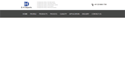 Desktop Screenshot of dhexports.com